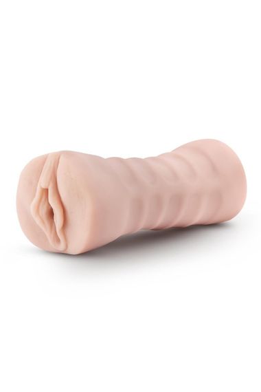 Мастурбатор-вагіна Blush Enlust Destini з віброкулею, бежевий, 11.5 см Sex Aura | Зображення 3