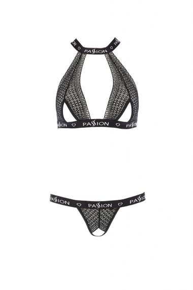 Комплект білизни з відкритим доступом MIRAJANE SET black S/M - Passion Sex Aura | Зображення 2