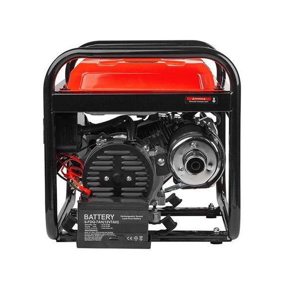 Генератор бензиновий 2.8/3 кВт, 220 В, 15 л, електро+ручний старт, мідна обмотка, STORM INTERTOOL DT-1131 | Зображення 7