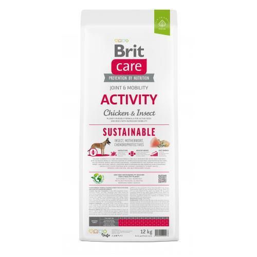 Сухий корм Brit Care Dog Sustainable Activity для собак з підвищеною активністю, з куркою та комахами, 12 к | Зображення 4