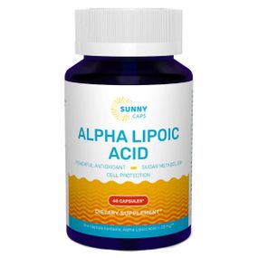 Альфа-ліпоєва кислота Sunny Caps Alpha Lipoic Acid 60 Caps