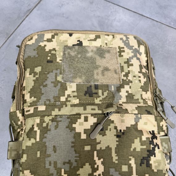 Підсумок-рюкзак сухарний на плитоноску з Моллі, Піксель, WINTAC, Cordura 1000D, сумка сухарна тактична, сумка сухарка армійська | Зображення 8