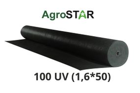 Агроволокно&quot;AgroStar&quot;100 UV чорне(1,6*50)*