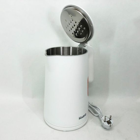 Електрочайник MAGIO MG-106, дисковий 1.5Л, стильний електричний чайник, маленький електрочайник | Зображення 3