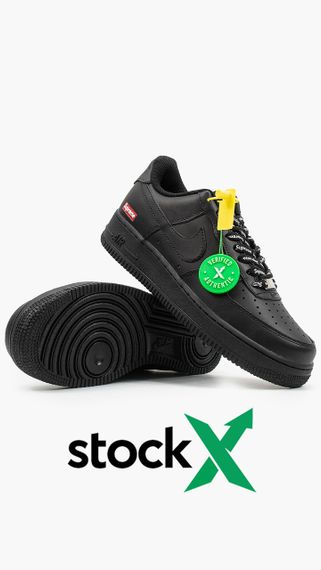 Кросівки Air Force 1 '07 Supreme "Black" весна / літо / осінь 0393 | Зображення 1