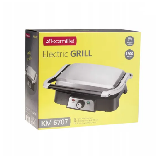 Електричний гриль 1500W 6707 KAMILLE | Зображення 6