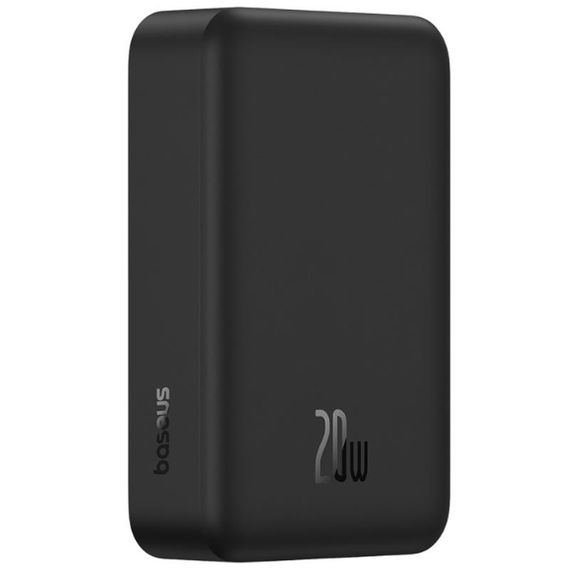 Портативний ЗП Power Bank Baseus EnerFill FM41 Mini Magnetic PD20W з БЗП 10000mAh (E0027T) Cosmic Black | Зображення 1