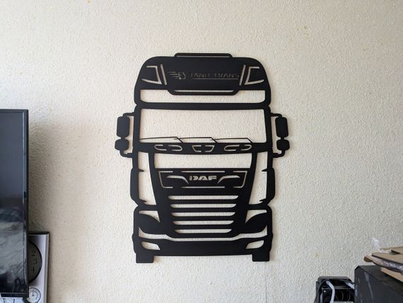 Панно декоративне картина на стіну DAF LED підсвітка 760х900 acr-p000179 | Зображення 1