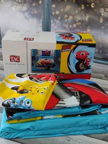 Постельное белье детское TAC Richy zoom Хлопок/Ранфорс Полуторный размер