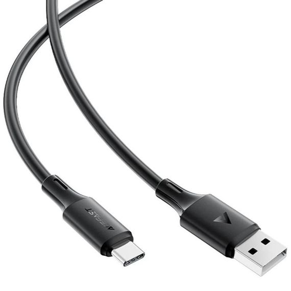 Дата кабель Acefast C17-04 USB to Type-C 3A (1.2m) Black | Зображення 2