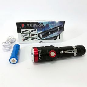 Фонарик мощный аккумуляторный для дома Bailong BL-736-T6, Фонарик на юсб зарядкой для дома HZ-37