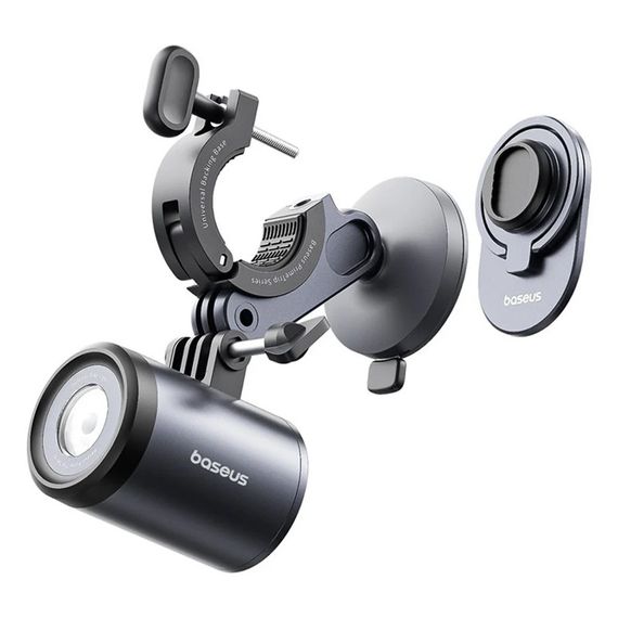 Фонарь велосипедный Baseus PrimeTrip Series Dual-Color Bike Light 2-in-1 (C12569000121-0) Cosmic Black | Зображення 3