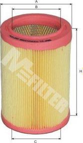 Фільтр повітряний CITROEN, PEUGEOT (вир-во M-filter) MFILTER A396 на CITROEN CHANSON (S0, S1)
