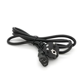 Кабель питания Schuko PC-186 CEE7/7-C13.1.5M,0.75mm,OEM (евро вилка) Q25/250