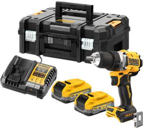 Акумуляторний дриль-шуруповерт DeWalt з АКБ та ЗУ DCD800S2T