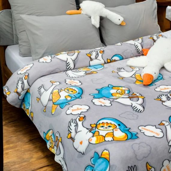 Плед фліс Веселі приятелі 150x200 см Love You | Зображення 2