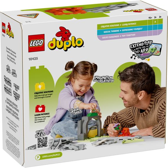 Конструктор LEGO DUPLO Town Додатковий набір. Залізничний тунель і колії (10425) | Зображення 6