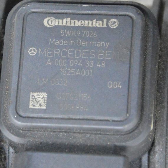 Витратомір повітря ДМВП Mercedes W169 W245 2004-2012 Датчик масової витрати повітря Мерседес A0000943348 | Зображення 3