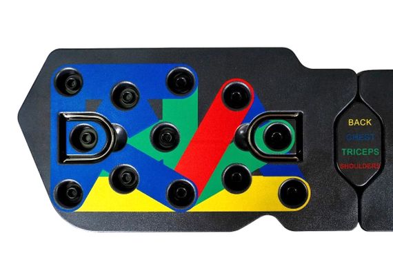 Багатофункціональна дошка для віджимань EasyFit Wave фігурний тренажер (EF-1368) | Зображення 2