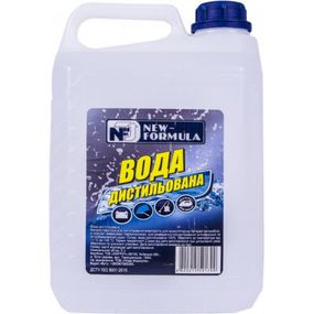 Вода дистиллированная NEW FORMULA 5л (4820215591799)