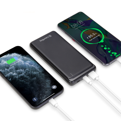 Павербанк 10000 mAh ColorWay CW-PB100LPG3BK-PD 18W QC+PD slim світлодіодний індикатор чорний | Зображення 4