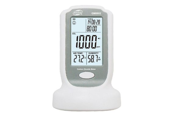 Газоаналізатор вуглекислого газу + термогігрометр (0-2000 ppm,0-50 °C, 10-90%) BENETECH GM8802 | Зображення 4