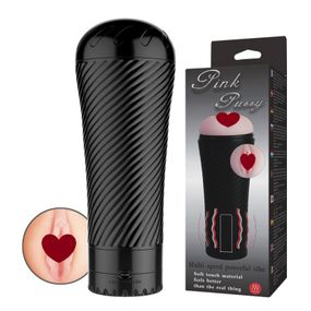 Мастурбатор вагінальний Pink Pussy Masturbator Sex Aura