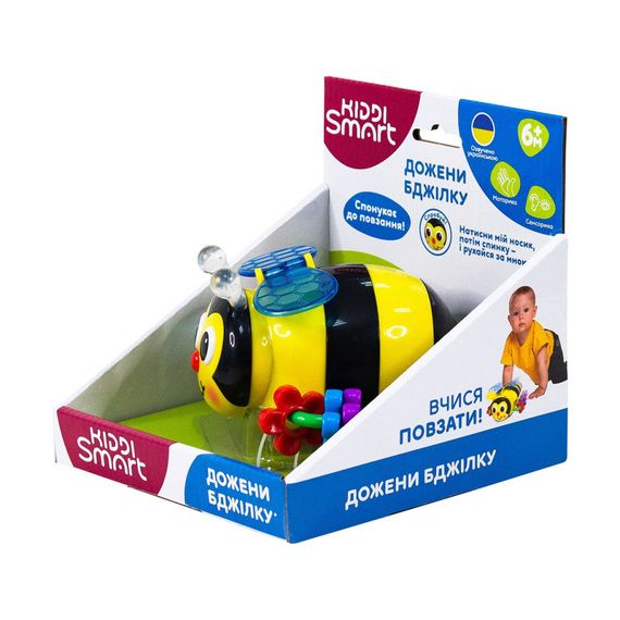 Детская развивающая игрушка "Догони Пчелку" Kiddi Smart 557822-43 со светом и звуком | Зображення 3