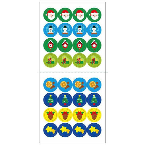 Мозаїка з наліпок для малюків "Санта" 166068, 8 сторінок | Зображення 3