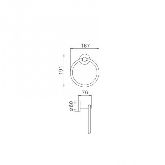 Тримач рушників Frap F30204 | Зображення 1