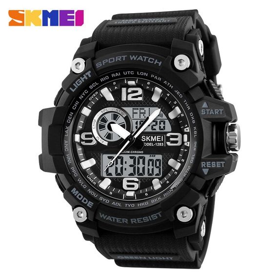 Чоловічий годинник Skmei 1283 All Black.