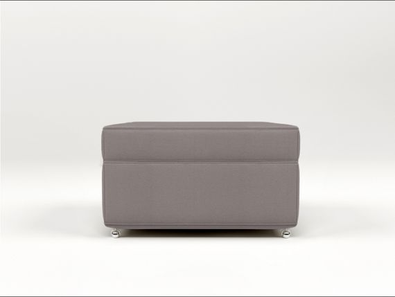 М'який пуф Andro Ismart Cool Grey Bestseller 60х80х47 Сірий 60BPCG | Зображення 1