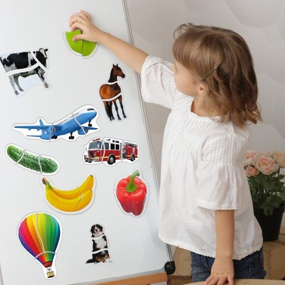 Набір магнітних пазлів Magdum "Baby puzzle" ML4031-62 EN | Зображення 4