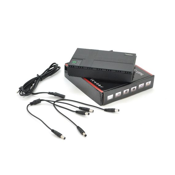 ДБЖ для роутерів/комутаторів DC1018P, 18W, Output: USB-5V, DC-5V/9V/12V, POE-15/24V, 1/2A, Li-ion 10400mAh, 160х105х32мм, 385 | Зображення 3
