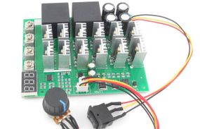 Pwm, ШИМ регулятор оборотов двигателя постоянного тока 10-55V 60/100А реверс, с встроенной индикацией