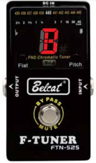 Гітарна педаль тюнер Belcat FTN-525 F-Tuner