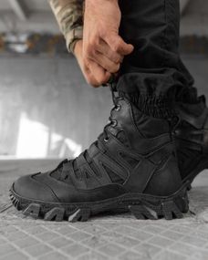 Тактичні черевики на флісі dragon black НП4894