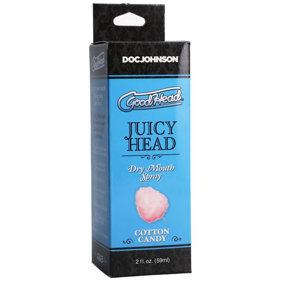 Зволожувальний спрей оральний Doc Johnson GoodHead – Juicy Head Dry Mouth Spray – Cotton Candy 59мл | Зображення 1
