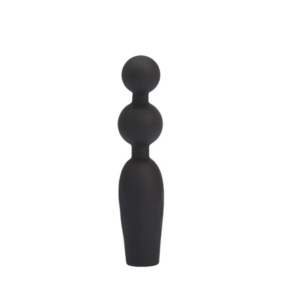Анальная пробка CHISA Black Mont Vibrating Booty Beads с вибрирующими бусинами Sex Aura | Зображення 2
