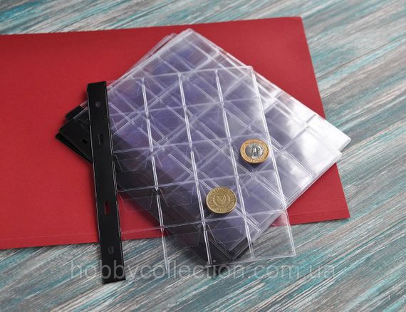 Лист для монет Schulz MM 165х210 - 4х5 Тип 20 (35*35) | Зображення 4