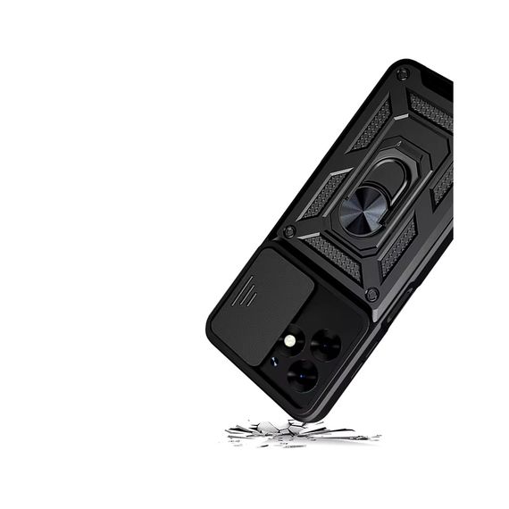 Чохол до мобільного телефона BeCover Military Tecno Spark 20 (KJ5n) Black (712168) | Зображення 2