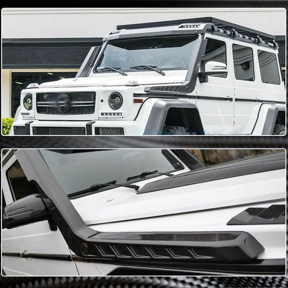 Шноркель (для 2004-2018, 2 шт, Карбон) для Mercedes G сlass W463 | Зображення 3