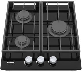 Варильна поверхня газова Fabiano FHG 8453 VGH Black Glass 8111.406.1484