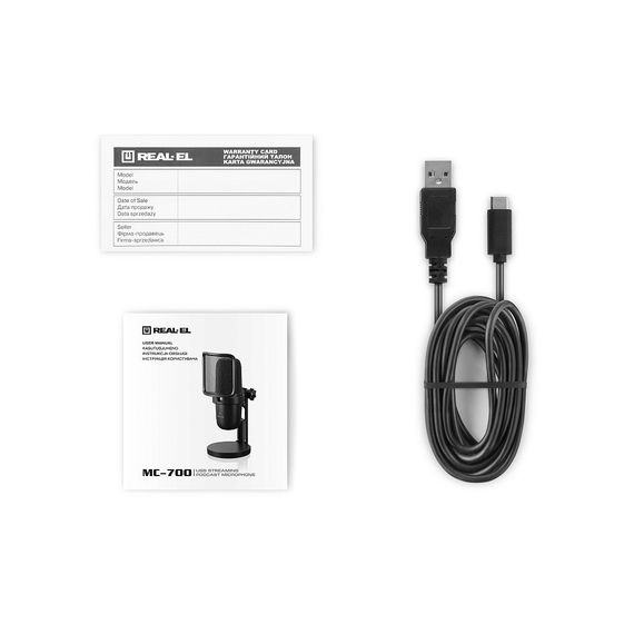 Мікрофон REAL-EL MC-700 Black | Зображення 6