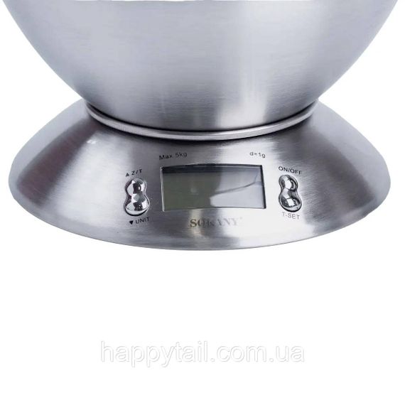 Весы кухонные Sokany SK1204 электронные 5 кг с чашей SK1204 | Зображення 3