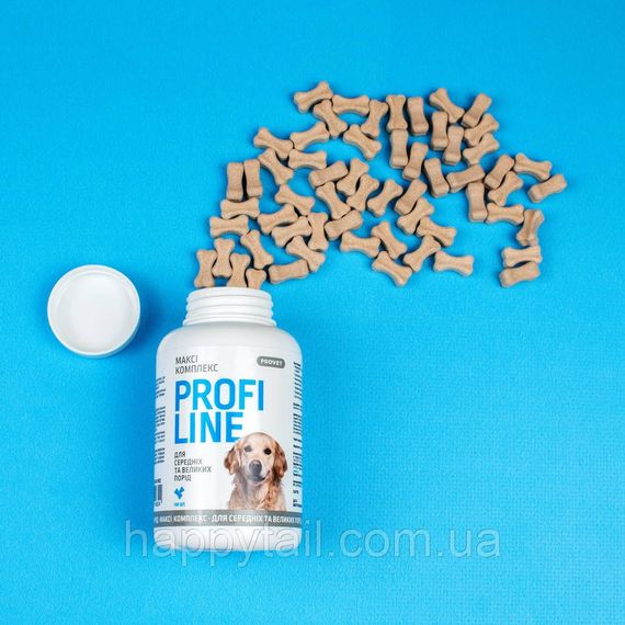 Вітаміни Provet PROFILINE для собак МАКСІ комплекс для середніх та великих порід для опорно-рухового апарату 100 таб | Зображення 2