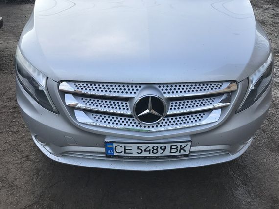 Накладки на решетку 2014-2020 (5 шт, нерж) Carmos - Турецкая сталь для Mercedes Vito / V W447 | Зображення 5