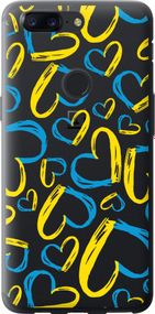 Чехол на OnePlus 5T Сердца UA "5292u-1352-17620"
