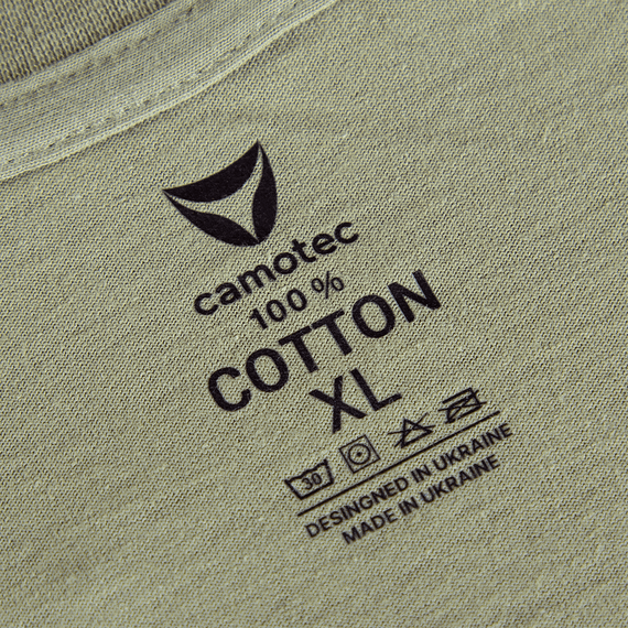 Футболка Bavovna Falcon Cotton Хакі (7473), M | Зображення 4