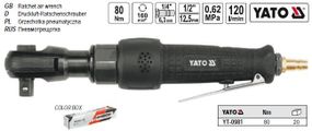 Трещотка YATO Польша пневматическая 1/2" F=80 Nm YT-0981